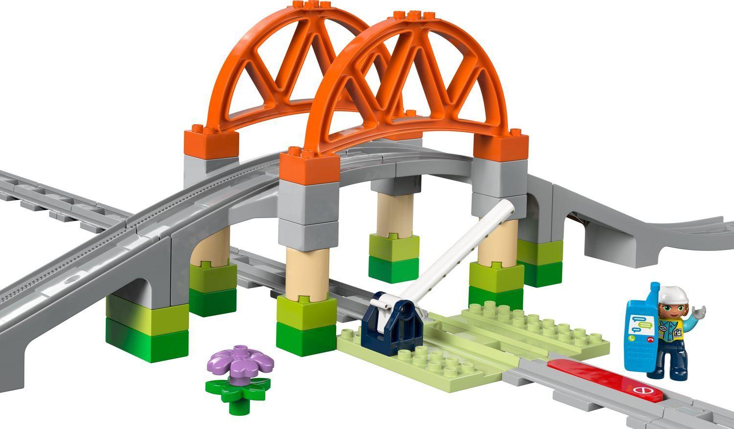LEGO 10426 Duplo Set de Expansão de Ponte e Carris para Comboio (2+ anos - 42 peças)