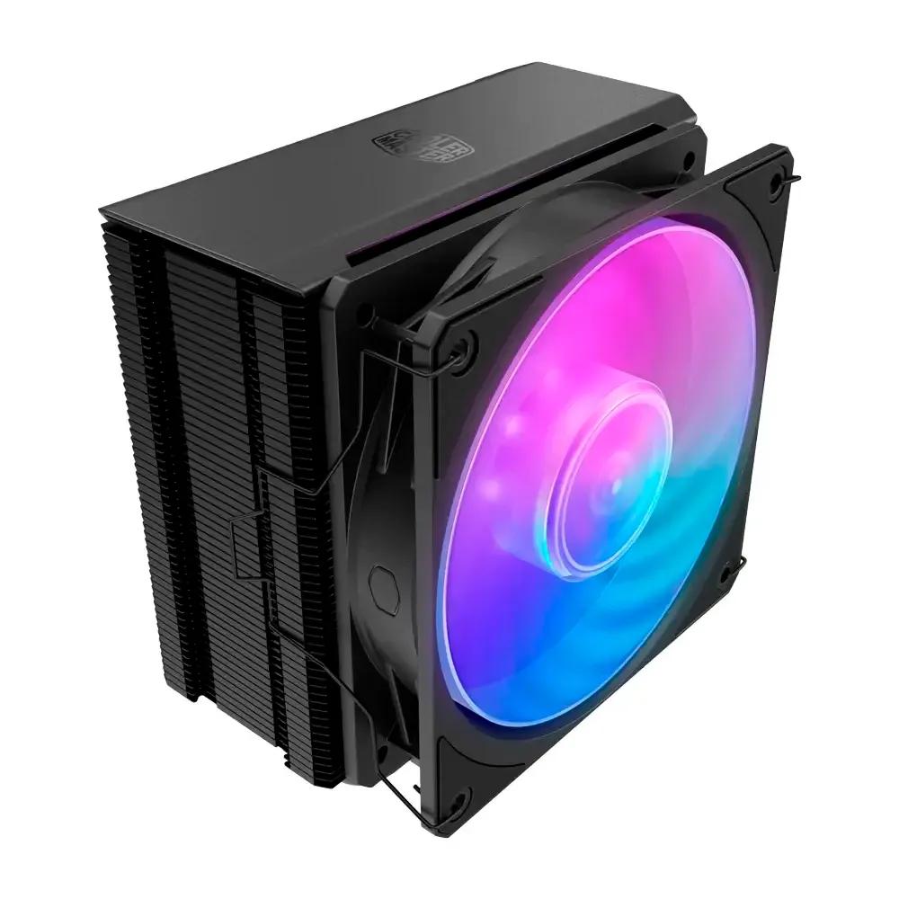 Refrigerador de CPU COOLER MASTER Hyper 212 3DHP Black ARGB (120 mm - 1 ventoinha - 2050 RPM - Preto) — miniatura 2