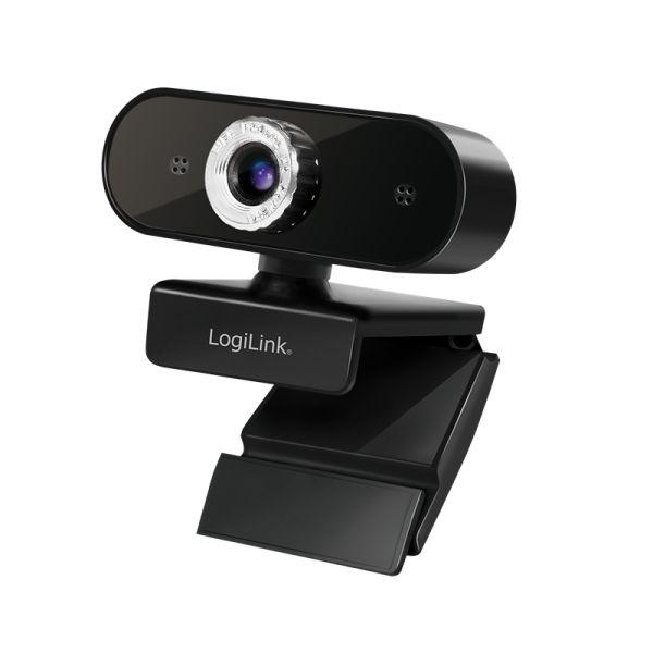 Câmara Web LOGILINK UA0371 (3 MP - 30 fps - 1920 x 1080 pixels - Preto e Prateado)