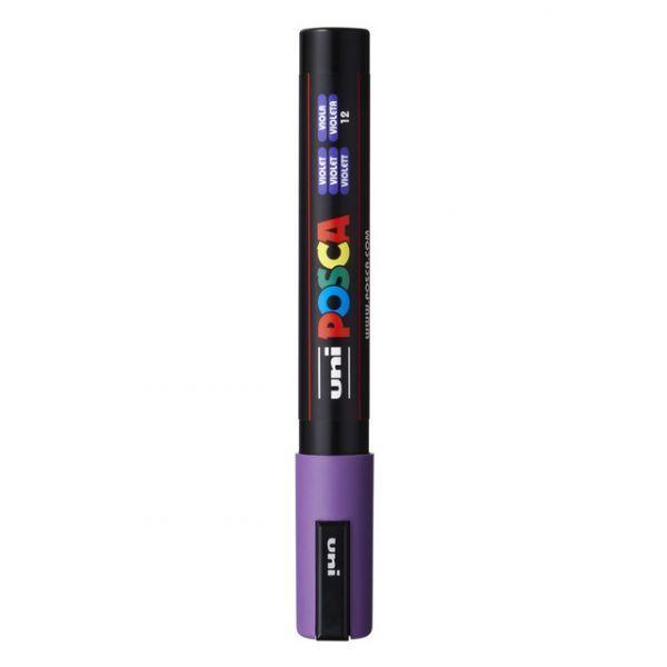 Marcador de Pintura POSCA PC-5M (Plástico - Violeta), miniatura 2