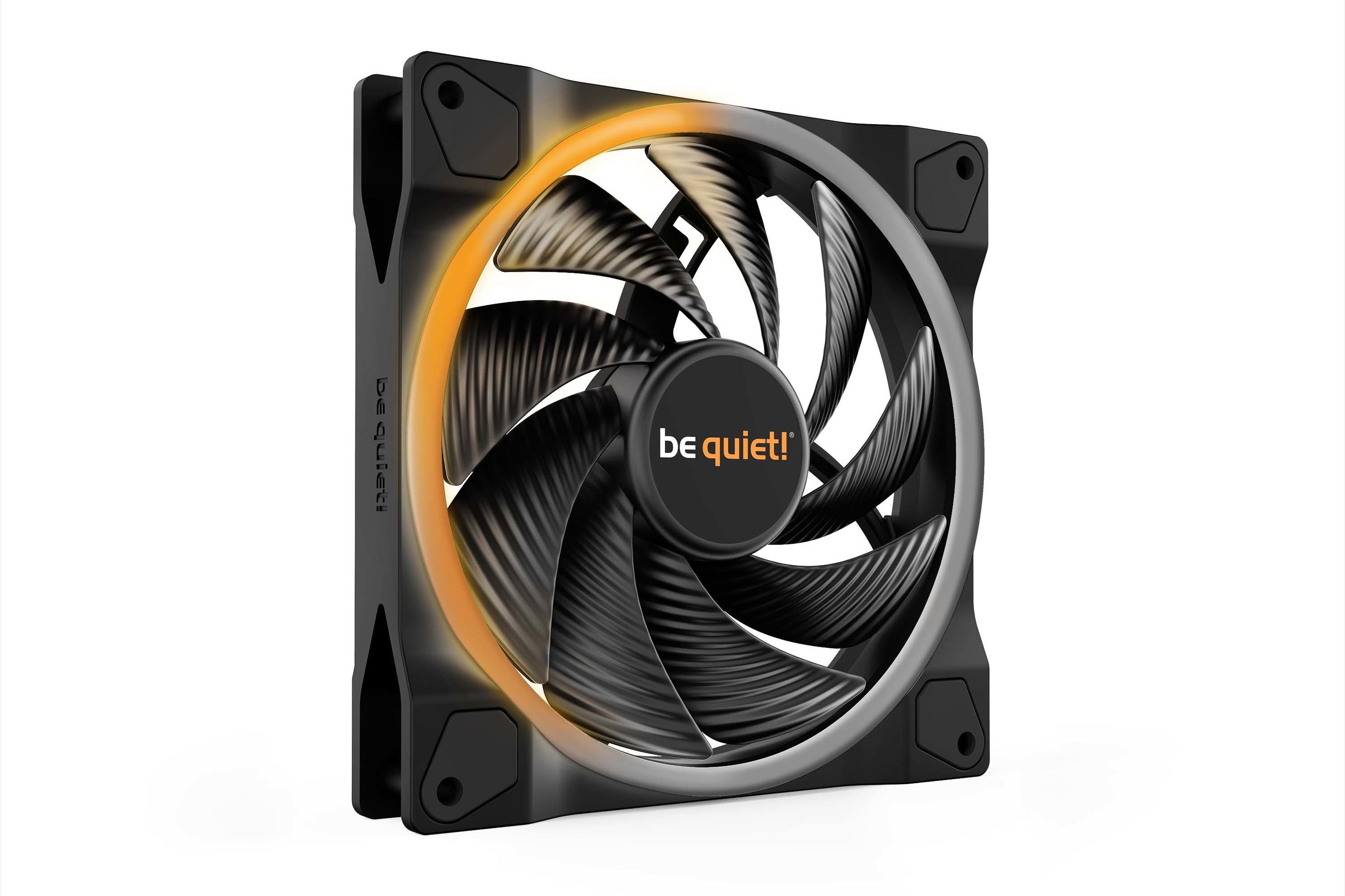 Ventoinha para Caixa PC BE QUIET! Light Wings (Não suportado - 4,68 W - Preto)