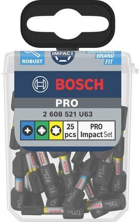 Expositor de Pontas de Aparafusar BOSCH PRO Impact 2608521U63 (10 x 25 peças - 25 mm)