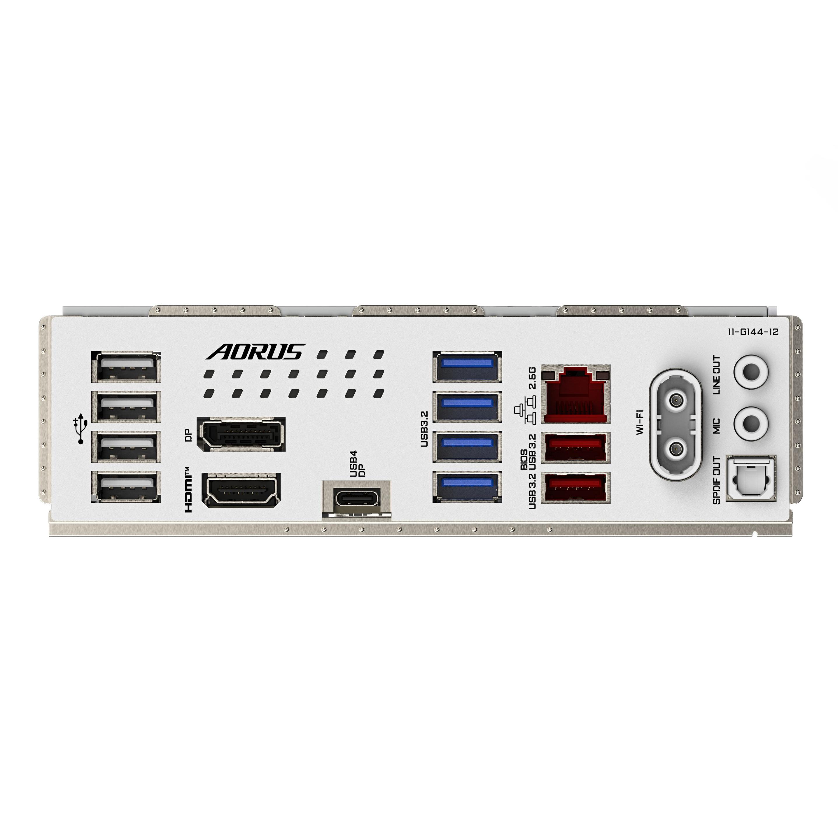 Motherboard GIGABYTE B860 AORUS ELITE WIFI7 ICE (LGA 1851 (Socket V1) - ATX - Duplo canal - Branco) — miniatura 5