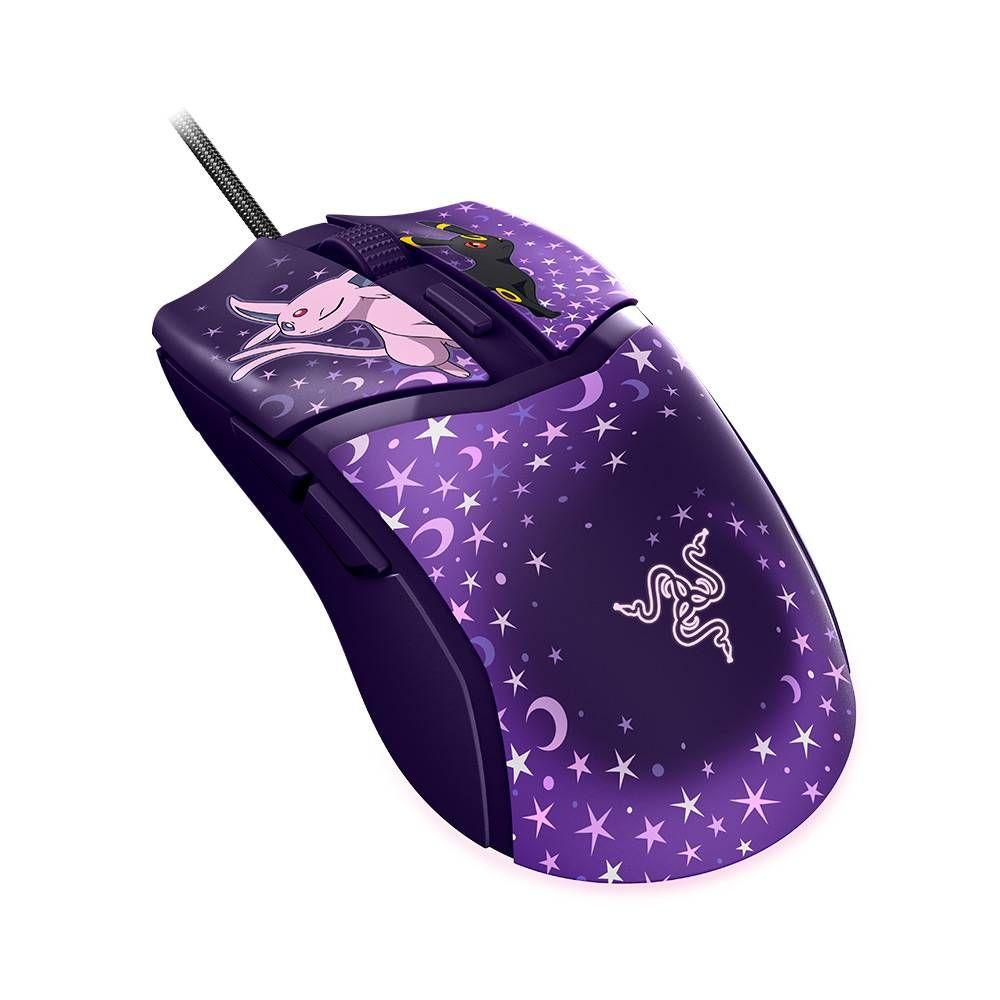 Rato RAZER Cobra Pokémon Espeon/Umbreon Edition (Mão direita - 8500 DPI - Ótico - Roxo), miniatura 3