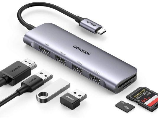 Adaptador USB-C UGREEN CM511 (USB Type-C - HDMI, USB 3.0 - Prateado) — miniatura 4