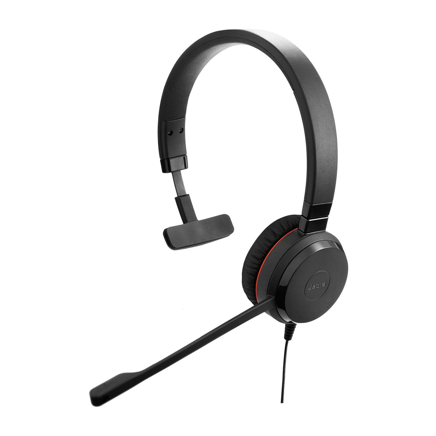 Headset JABRA Evolve 20 SE UC Mono (Monofónico - Com fios - Supra-aural - Preto) — miniatura 2