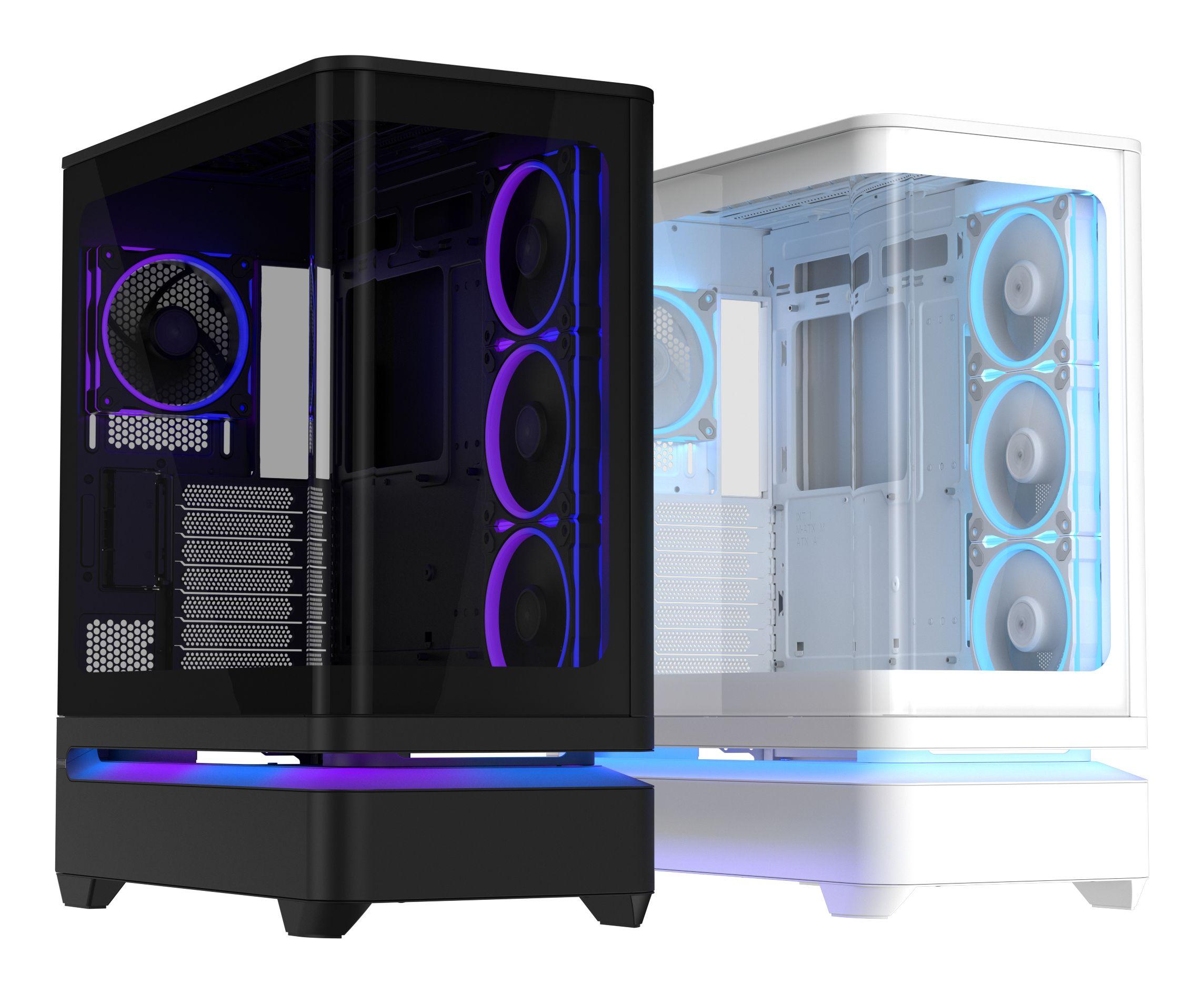 Caixa PC ASUS PRIME AP304 TG ARGB (Mini-ITX, ATX, micro ATX - 17,5 cm - 42 cm - Preto) — miniatura 18