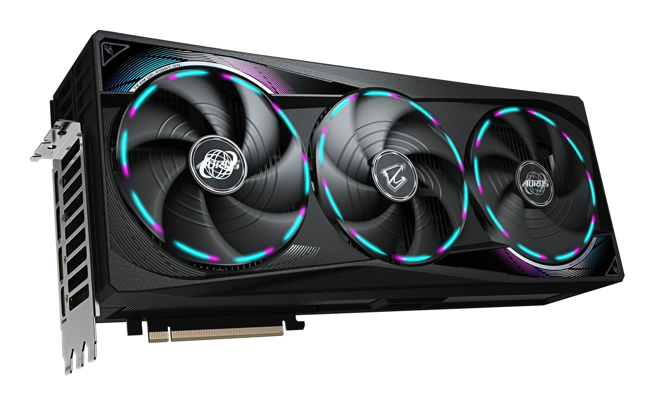 Placa Gráfica GIGABYTE AORUS GeForce RTX 5090 MASTER 32G OC Edition (GeForce RTX 5090 - 28000 MHz - 32 GB - Preto), miniatura 3