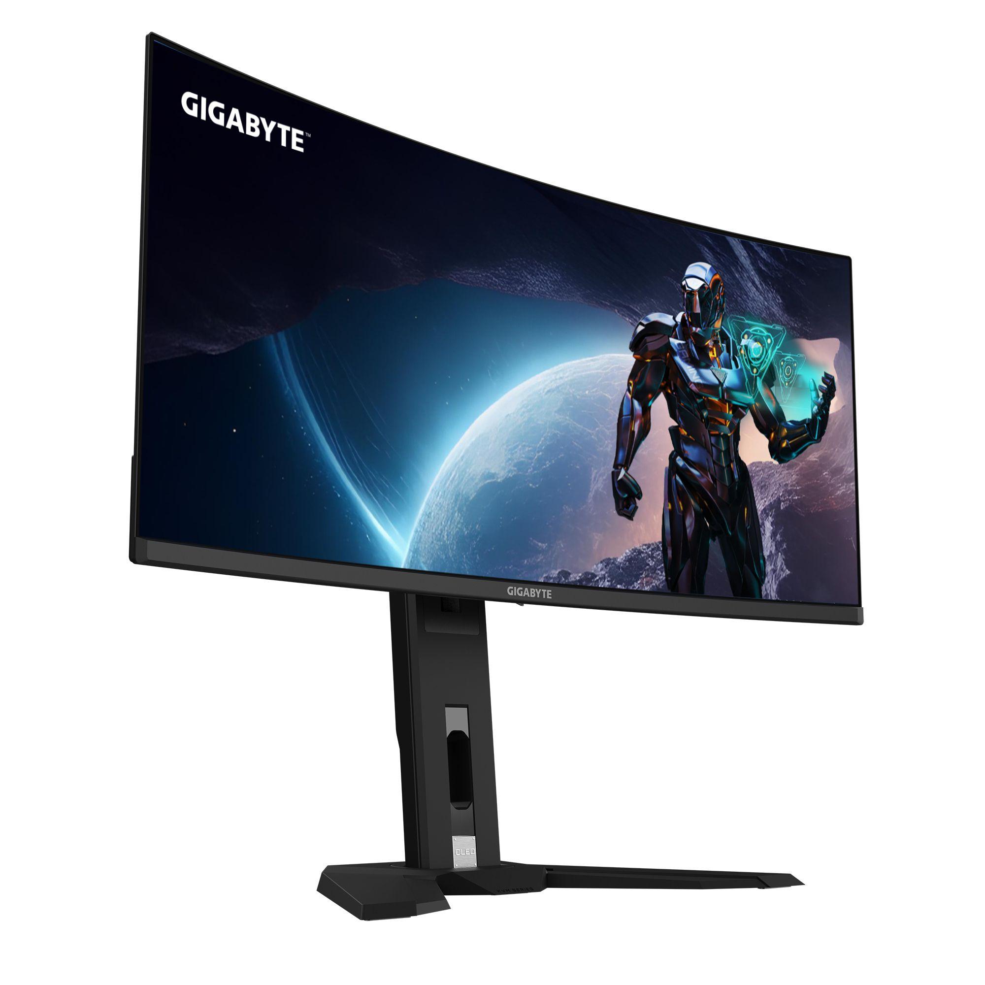 Monitor GIGABYTE MO34WQ2BT (34" - OLED - 240 Hz - Preto) — miniatura 3