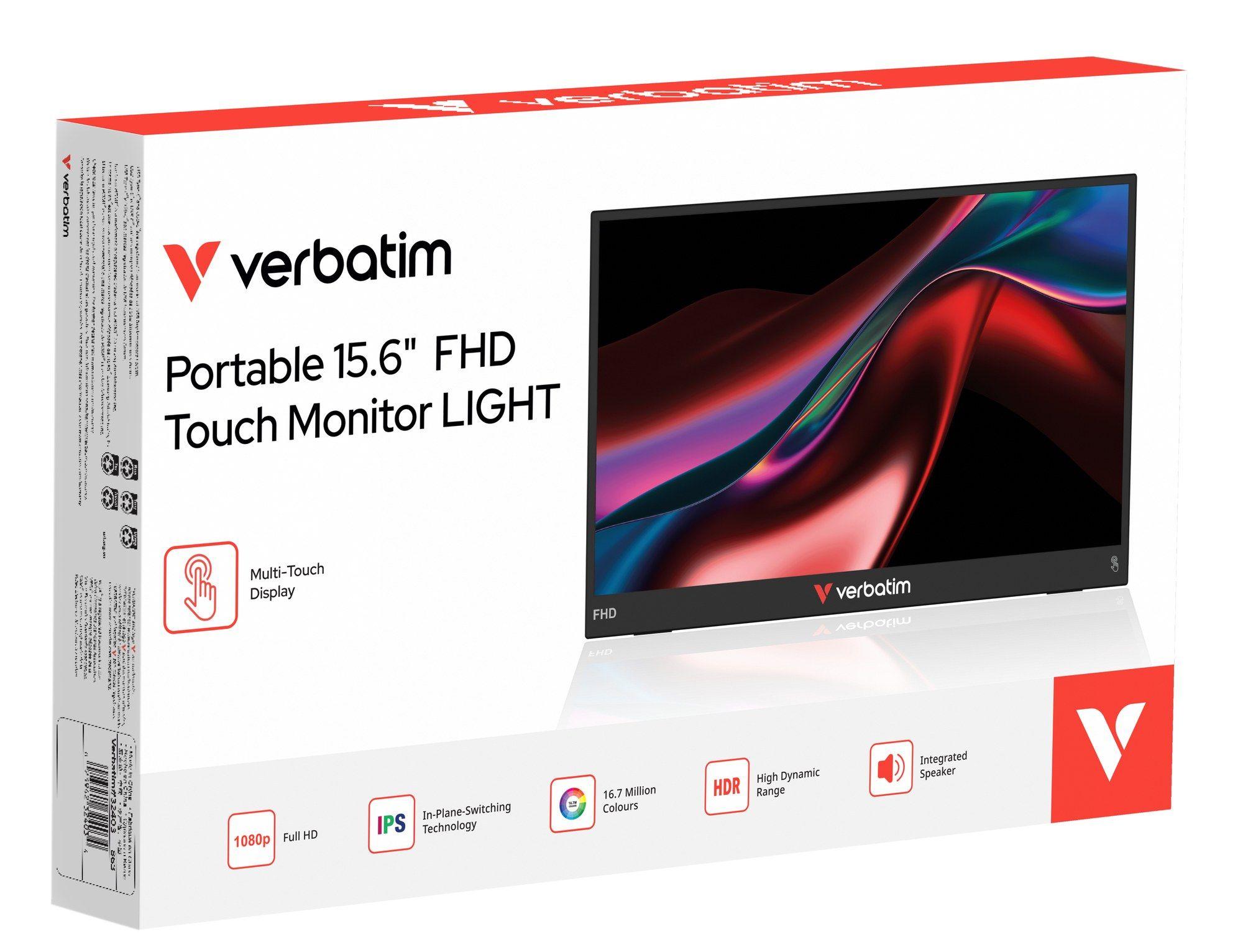 Monitor VERBATIM 32402 (15,6" - IPS - 60 Hz - Preto) — miniatura 6