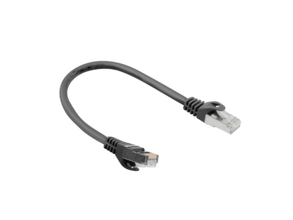 Cabo de Rede LANBERG PCF6-10CC-0025-BK (0,25 m - Cat6 - RJ-45 - Preto)