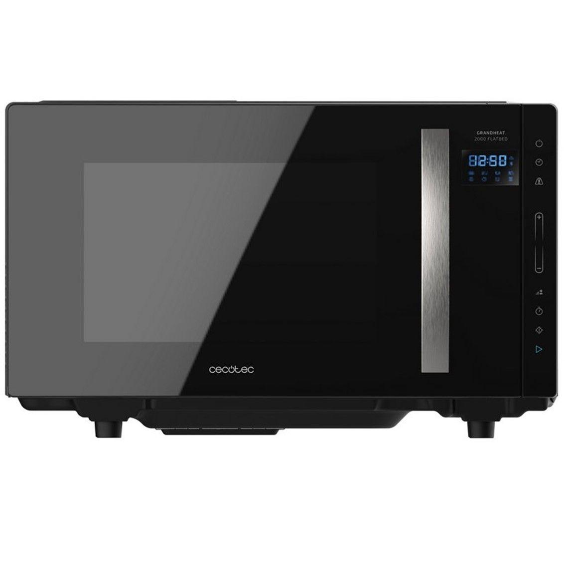 Micro-ondas sem Prato CECOTEC GrandHeat 2300 Flatbed Touch (800 W - 23 L - Tátil, digital - Preto)