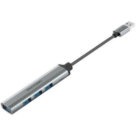 Mini Hub USB VENTION CKPHB (15 cm - Cinzento)