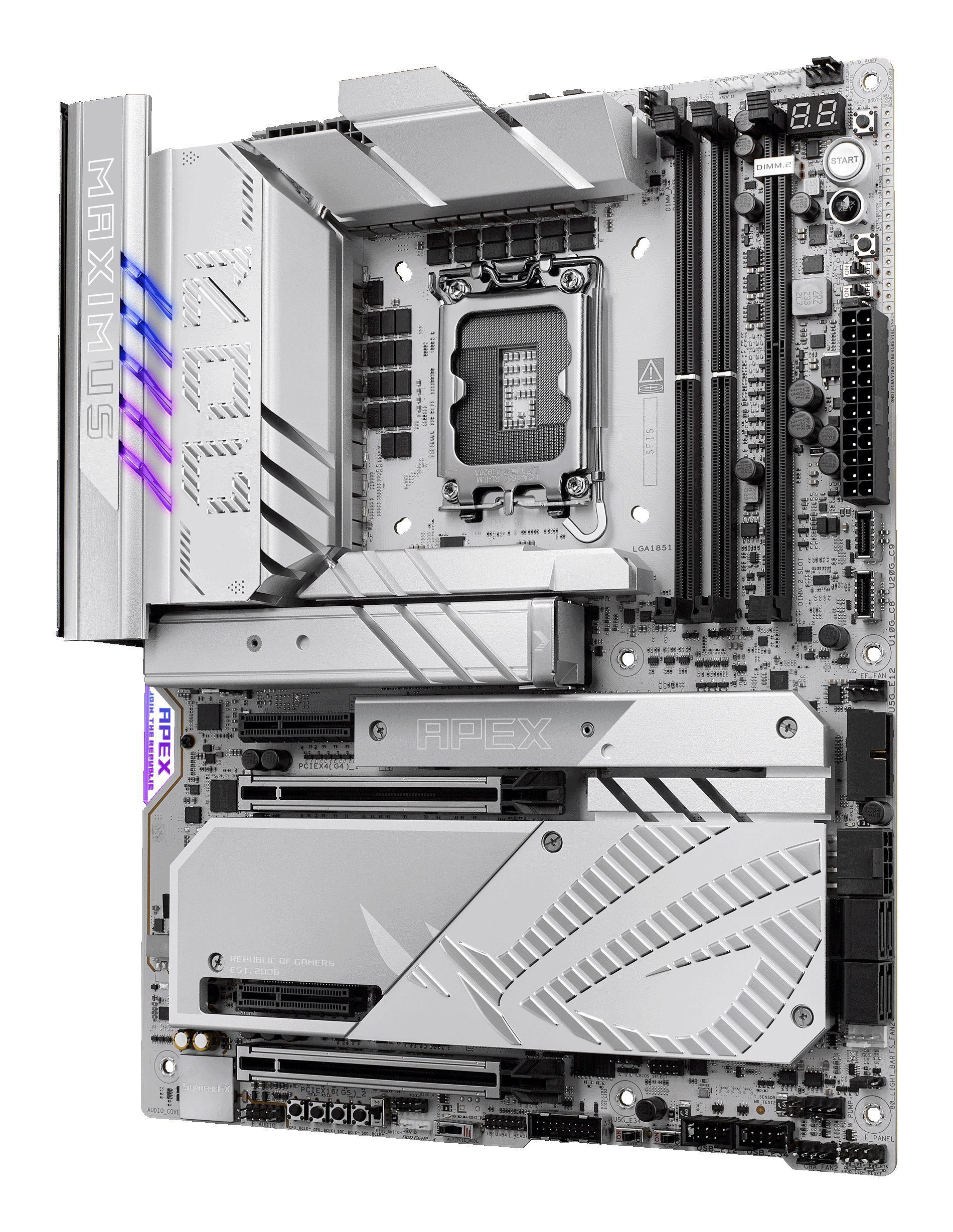 Motherboard ASUS ROG Maximus Z890 Apex (LGA 1851 (Socket V1) - Intel Core Ultra - ATX - Alumínio) — miniatura 4