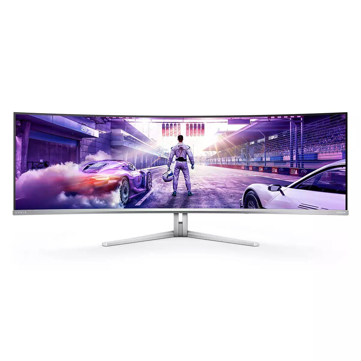 Monitor PHILIPS Evnia 8000 49M2C8900L/00 (48,9" - OLED - 144 Hz - Branco)