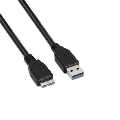 Cabo USB AISENS A105-0043 (1 m - Micro-USB B - USB A - Preto), miniatura 3