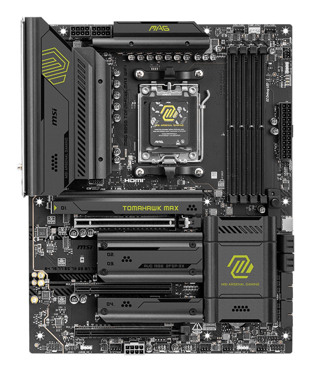 Motherboard MSI MAG B850 TOMAHAWK MAX WIFI (AM5 - ATX - Duplo canal - DDR5) — miniatura 2