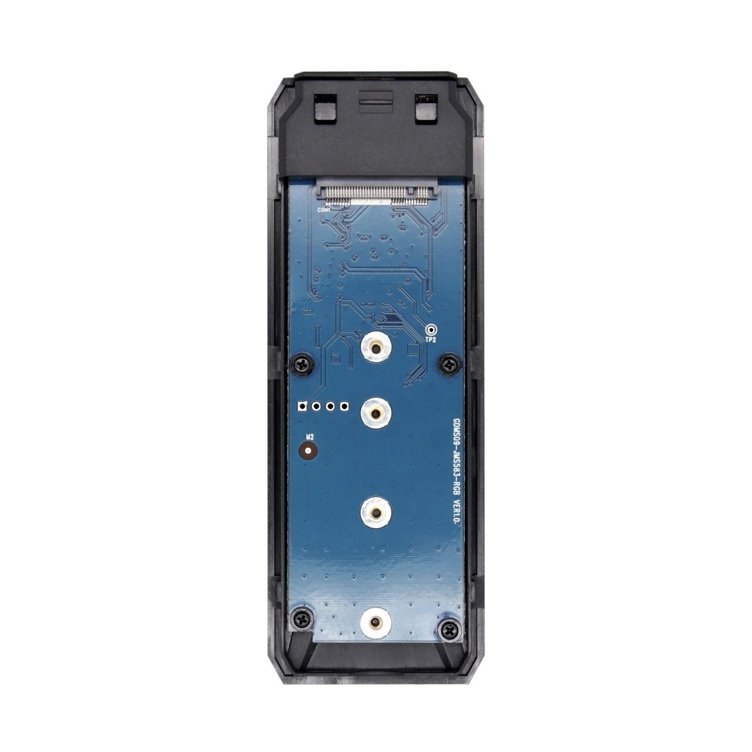 Caixa Externa SSD M.2 AISENS ASM2-RGB013B (M.2 - Preto) — miniatura 4