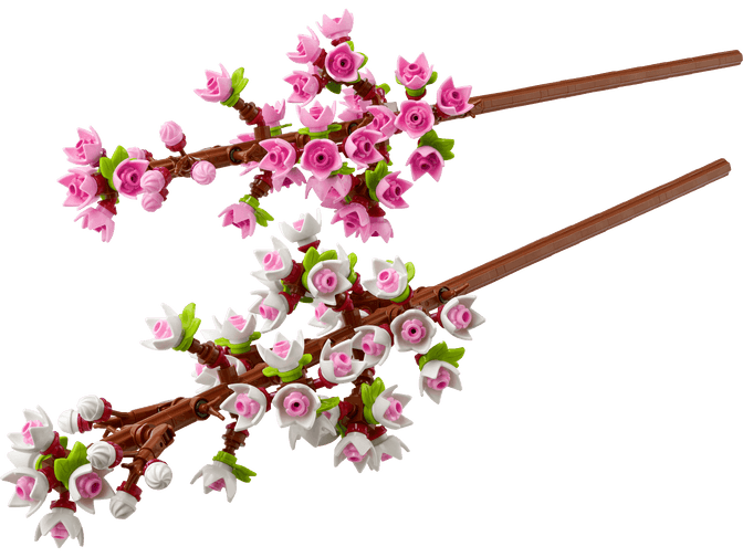 Conjunto de Construção LEGO Cerejeiras 40725 (A partir dos 8 anos - Rosa e Branco), miniatura 4