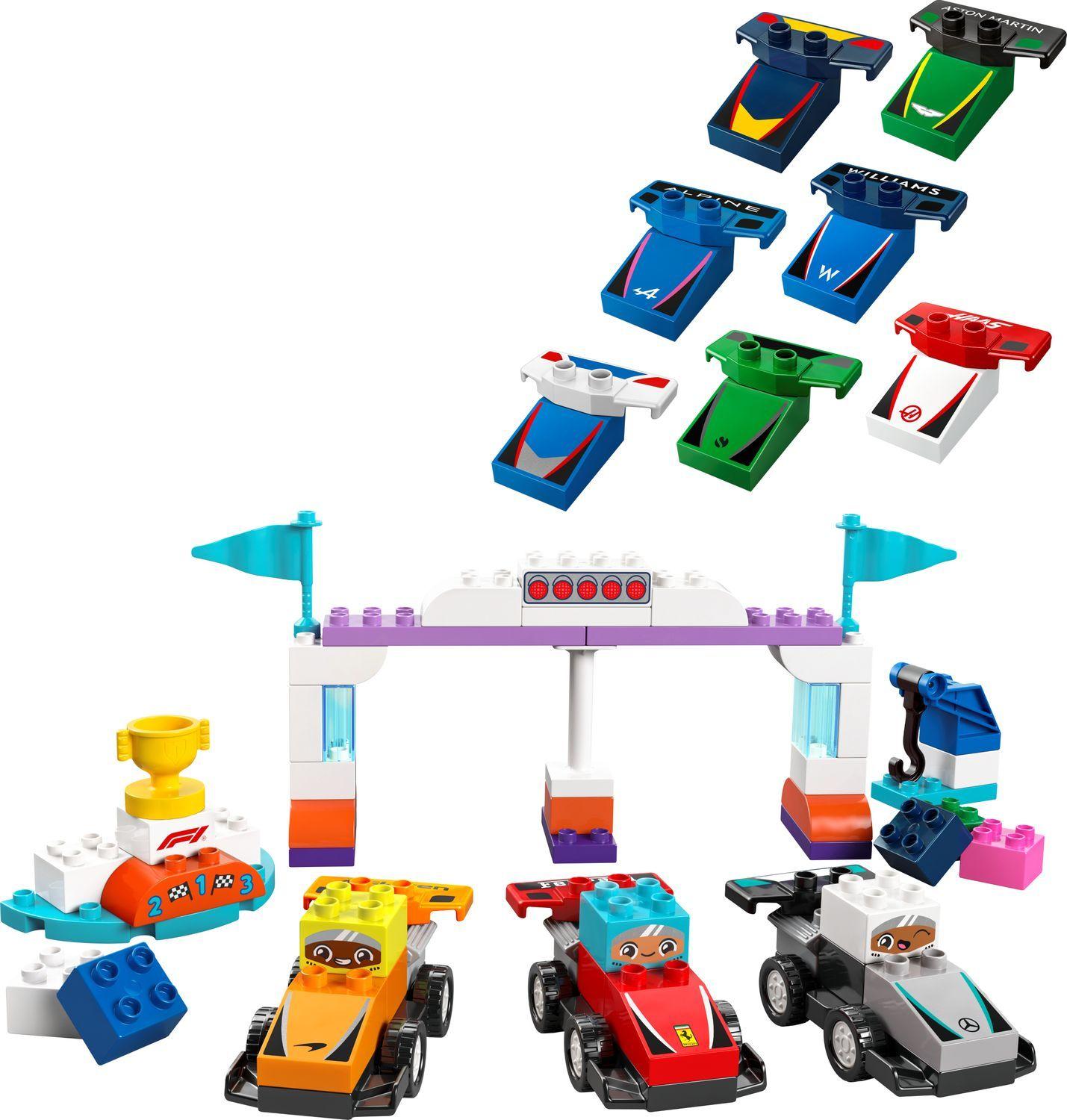 LEGO 10445 Duplo F1® Carros e Pilotos das Equipas (2+ anos - 70 peças)