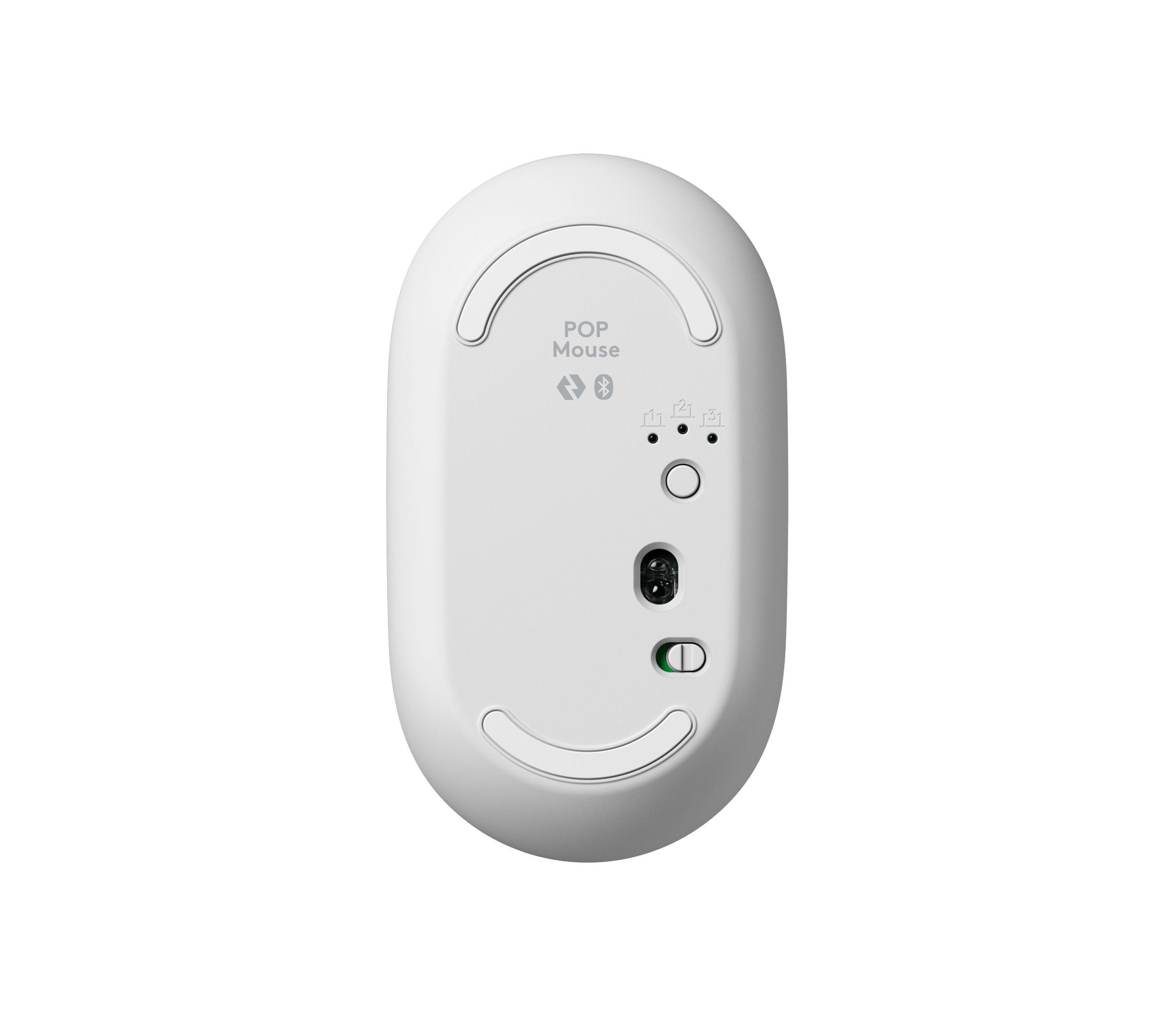 Rato LOGITECH POP Mouse (Ambidestro - 4000 DPI - Ótico - Branco) — miniatura 2