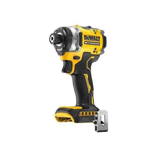Aparafusadora de Impacto DEWALT DCF860NT-XJ (18 V - 1/4" - 282 Nm - Preto/Amarelo)