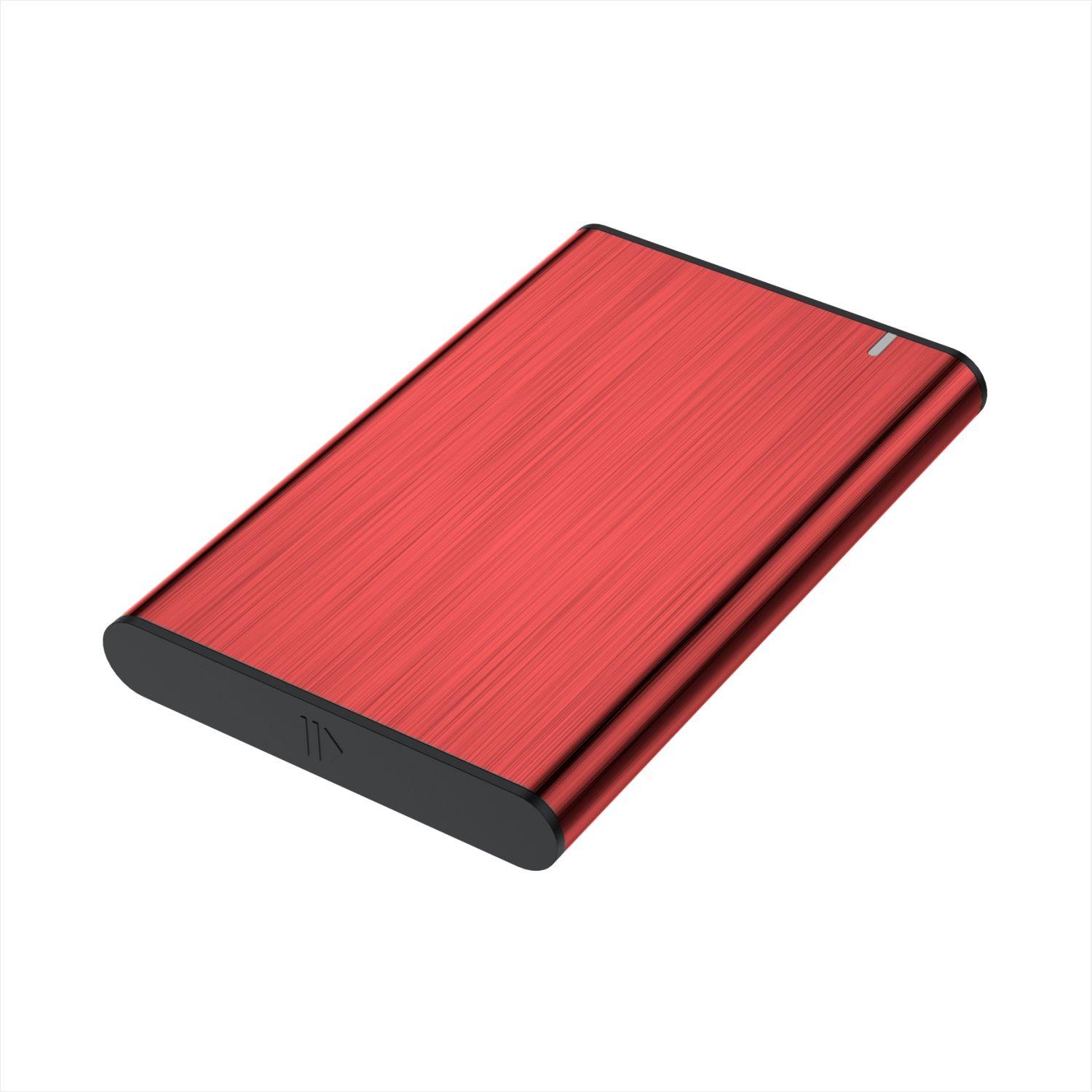 Caixa Externa AISENS ASE-2525RED (2,5" - 4200 RPM / 5400 RPM / 7200 RPM - Vermelho), miniatura 2