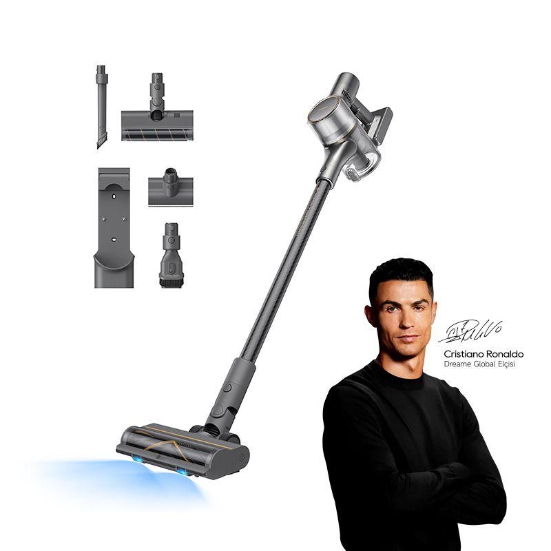 Aspirador Vertical 2 em 1 DREAME R20 (Altura 129,4 cm - 190 AW - 90 min - Preto)