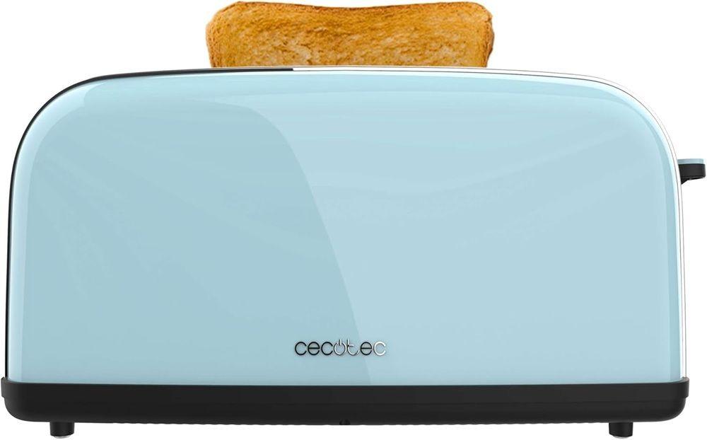 Torradeira CECOTEC Toastin' Time 850 Blue Long (850 W - 2 fatias - Aço inoxidável - Azul) — miniatura 2