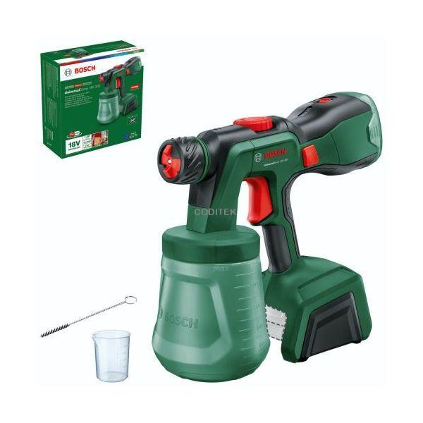Pistola de Pintura BOSCH UniversalSpray 18V-300 (18 V - Verde/Preto)