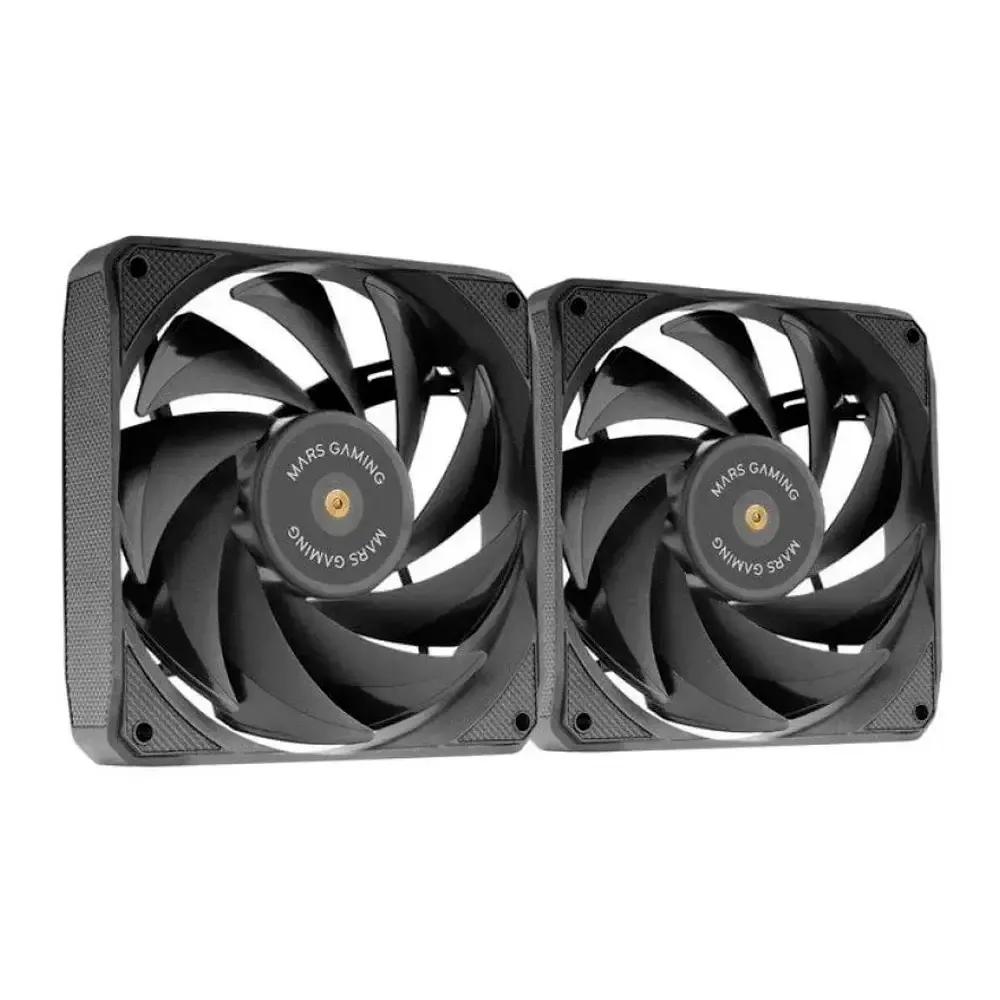 Kit de Ventoinhas MARS GAMING MF-NCLX2 (Preto), miniatura 2