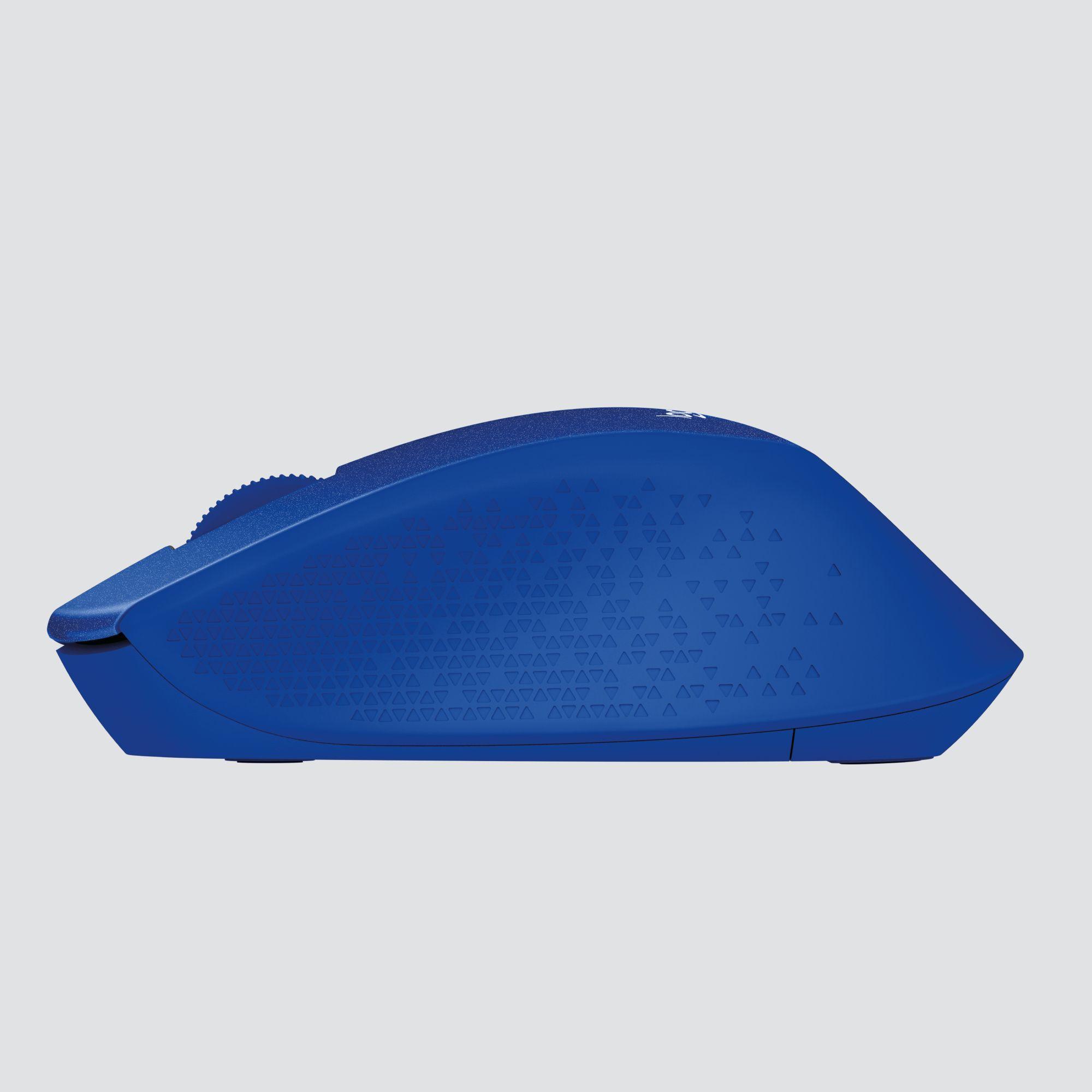 Rato LOGITECH M330 Silent Plus (Mão direita - 1000 DPI - Ótico - Azul) — miniatura 3