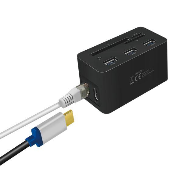 Base Docking LOGILINK UA0370 (Preto) — miniatura 3