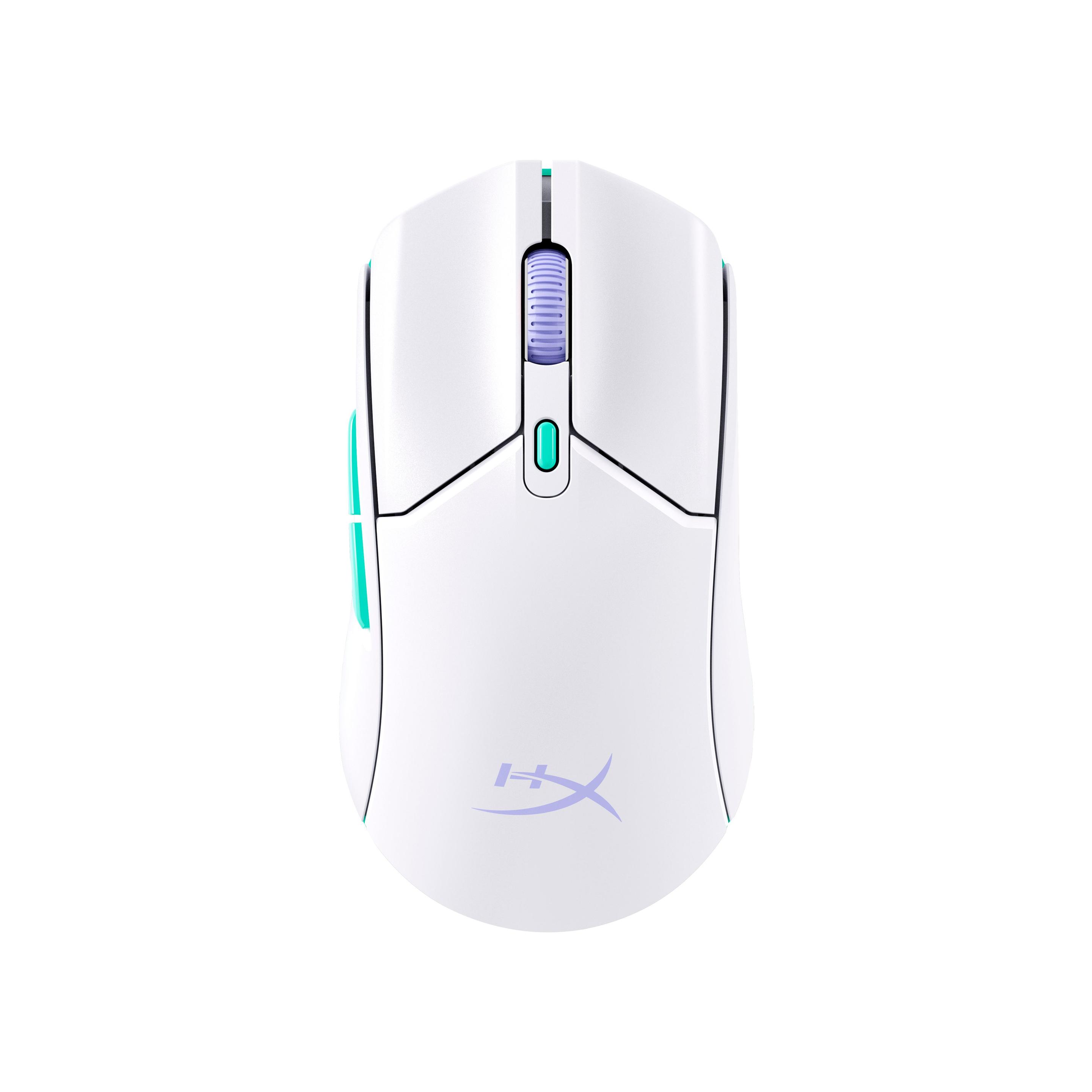 Rato HYPERX Pulsefire Haste 2 Core Wireless (Ambidestro - 3600 DPI - Ótico - Branco)