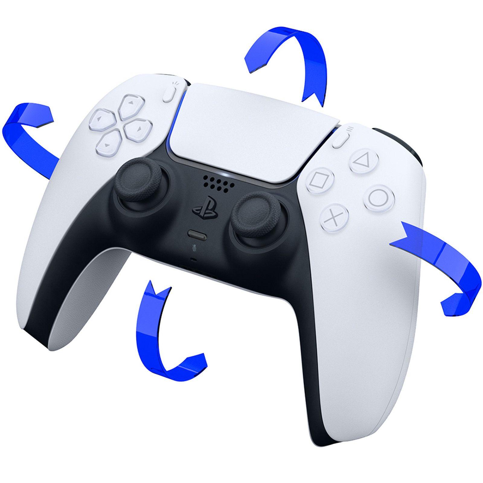 Comando SONY DualSense v3 (PlayStation - Com fios e sem fios - Bluetooth/USB - Branco) — miniatura 11