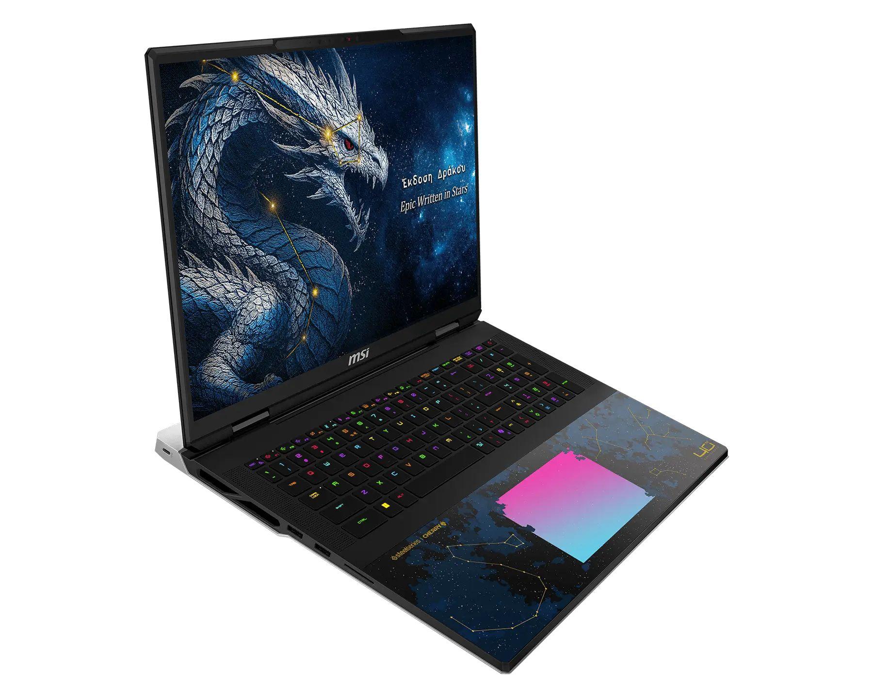 Computador Portátil MSI Titan 18 HX Dragon Edition Draco Epic A2WJ-1218DE (18" UHD+ - 96GB - 4TB SSD - RTX 5090 - Layout DE - Preto), miniatura 4