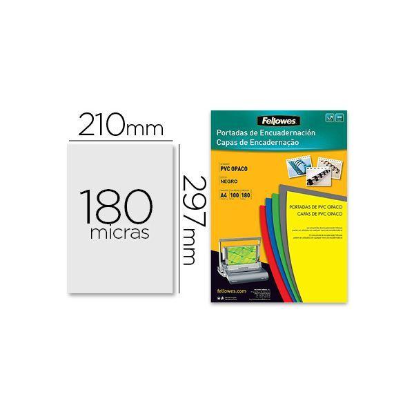 Capas de Encadernação FELLOWES 5100301 (Preto), miniatura 2