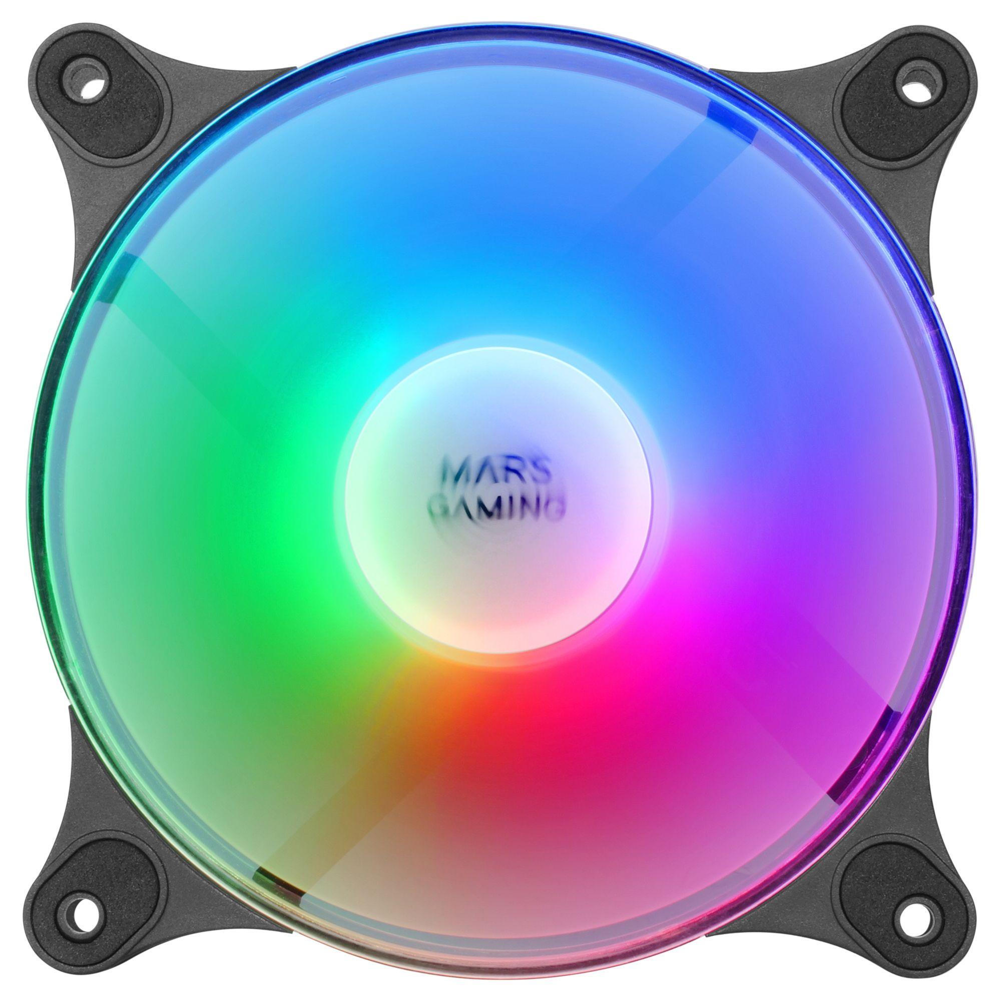 Kit de Ventoinhas MARS GAMING MF-DUO (4 W - Preto), miniatura 2