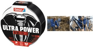 Fita de Reparação TESA Ultra Power Extreme Repair (Feltro PET, borracha - Preto)