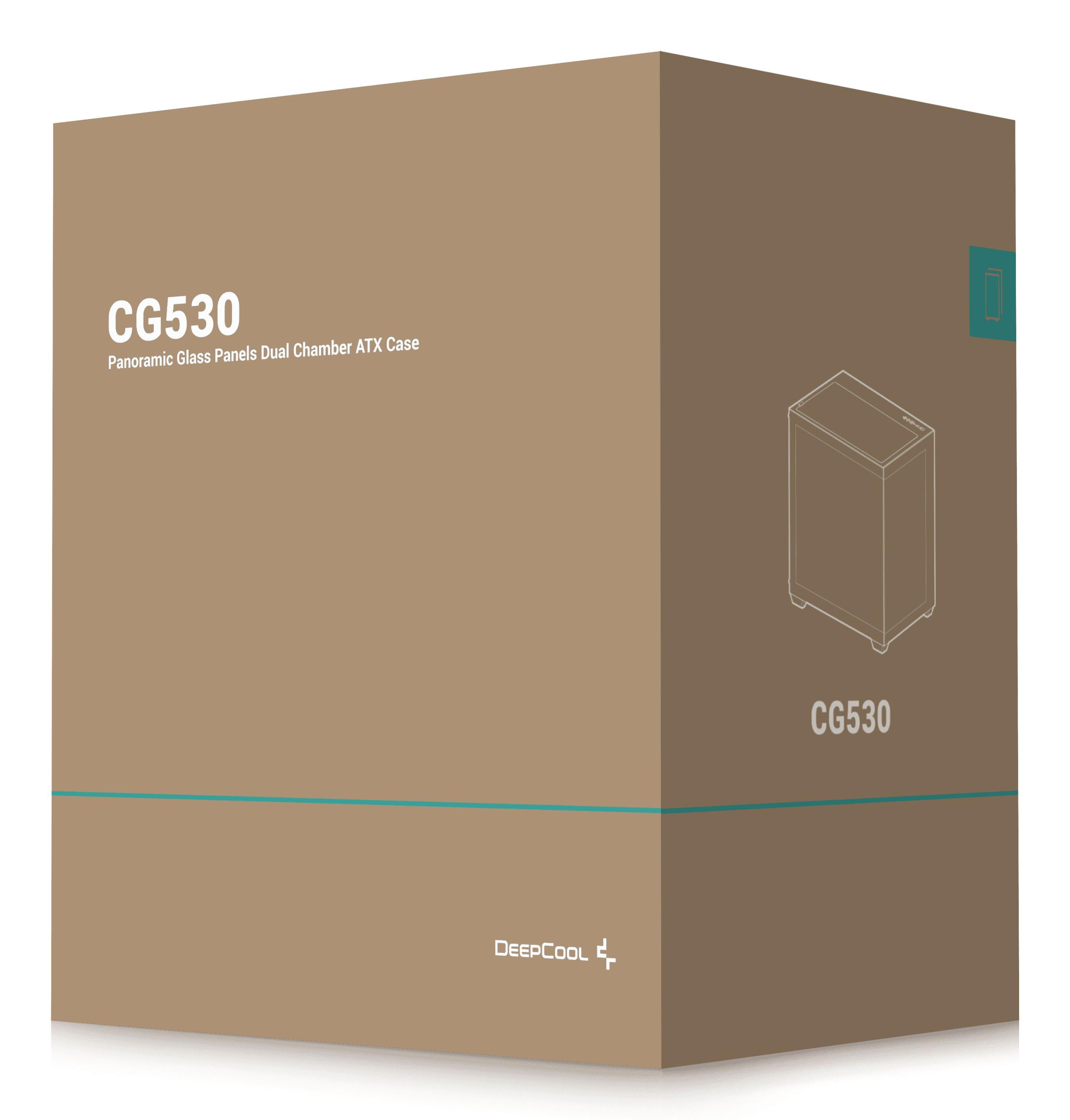 Caixa PC DEEPCOOL CG530 (ATX, ITX, micro ATX - ATX, PS2 - Midi Tower - Preto) — miniatura 14