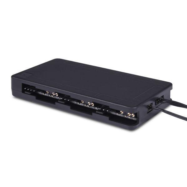 Controlador de ventoinhas ALPHACOOL Core 6x 4-pin PWM/DRGB (22,5 W - Preto) — miniatura 3