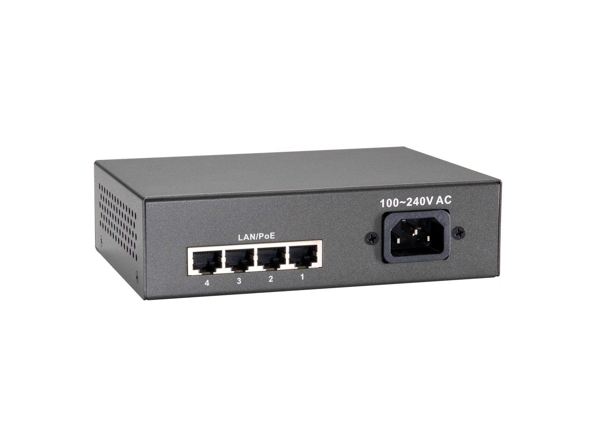 Switch de Rede LEVELONE FEP-0511 (Fast Ethernet - 48 KB - Cinzento)