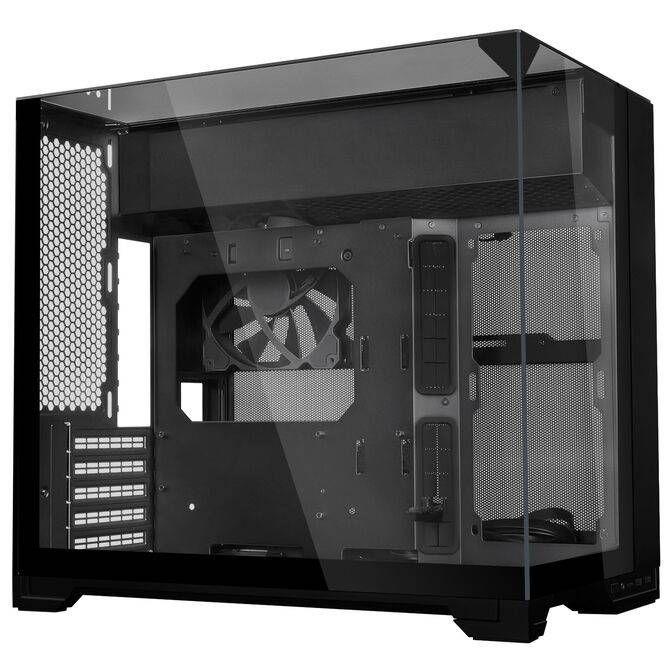 Caixa Micro-ATX LIAN LI O11 Vision-M (Micro ATX, Mini-ITX - Midi Tower - Aço, vidro temperado, alumínio - Preto) — miniatura 2