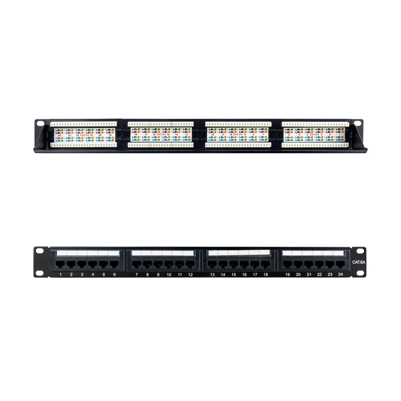 Painel de Ligações NANOCABLE 10.21.4124 (RJ-45 - Preto)