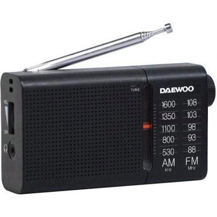 Rádio Portátil DAEWOO DW1119 (Jack de 3,5 mm - Preto)