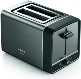 Torradeira BOSCH TAT5P425DE (970 W - 2 fatias - Altura 19,5 cm - Preto)