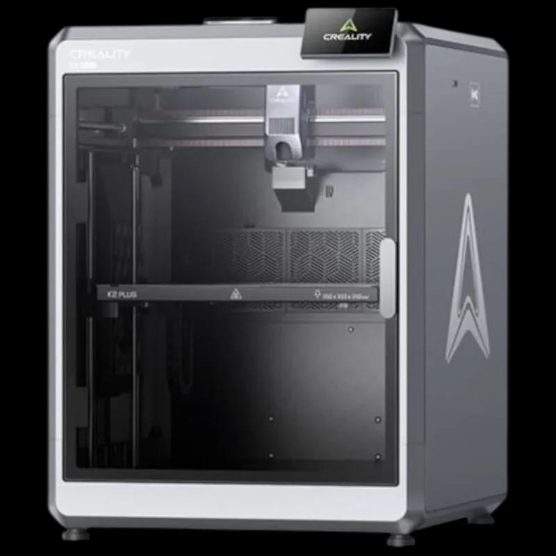 Impressora 3D CREALITY K2 Plus (USB, Ethernet, Wi-Fi - Sistema CFS e filamentos RFID - Preto/Cinzento)