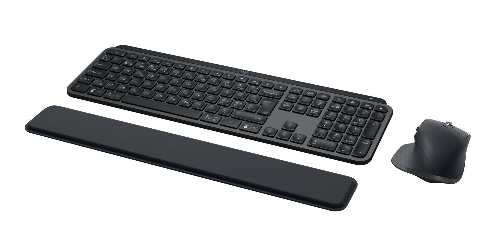 Conjunto de Teclado e Rato LOGITECH MX Keys S Combo (Nórdico - Teclas de tesoura - Tamanho completo - Grafite), miniatura 3