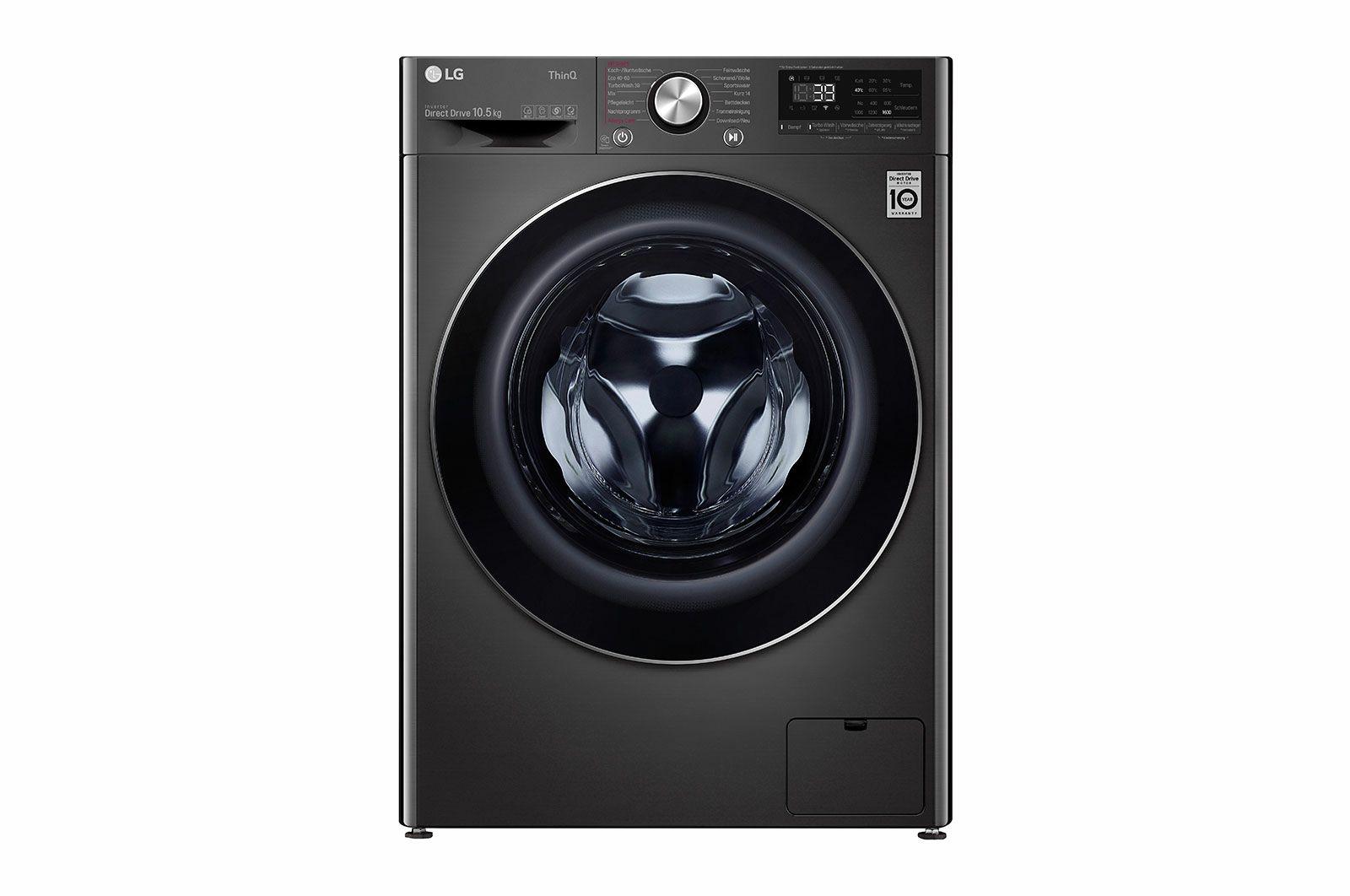 Máquina de Lavar Roupa Independente LG F6WV710P2S (1600 RPM - A - B - Preto/Inox)