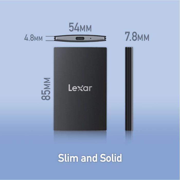 SSD LEXAR LSL500M001T-RNBNG (1 TB - Externo - USB Type-C 3.2 Gen 2 - Preto) — miniatura 4